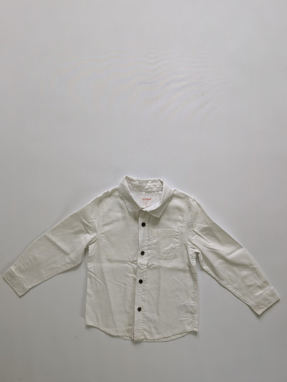 Cat & Jack White Button-Down Shirt for Kids Cotton 5T